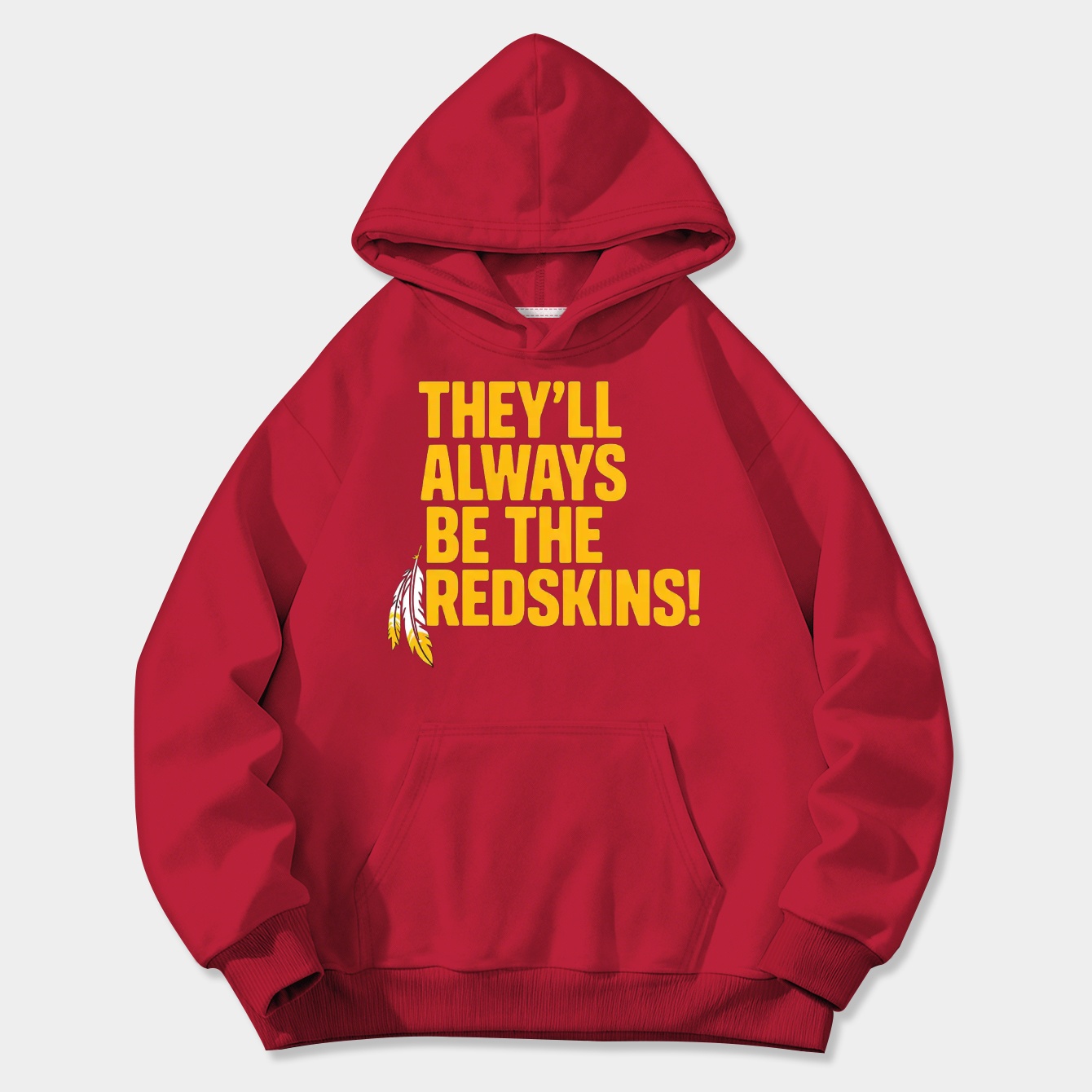 Washington Commanders Always Be Redskins Women's Plus Size Hoodie