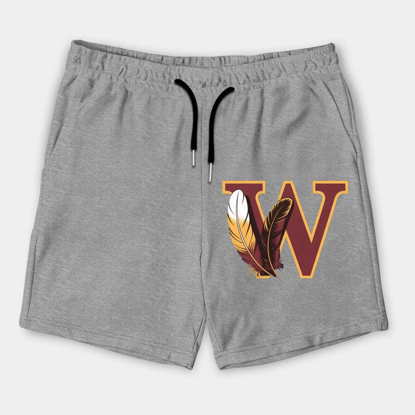 Feather-washington-commanders #58 Men's Shorts