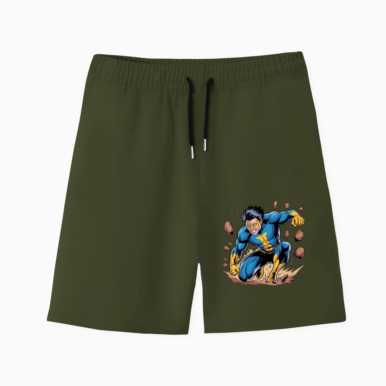 Invincible Hero in Action Men's Quick-Dry Athletic Shorts
