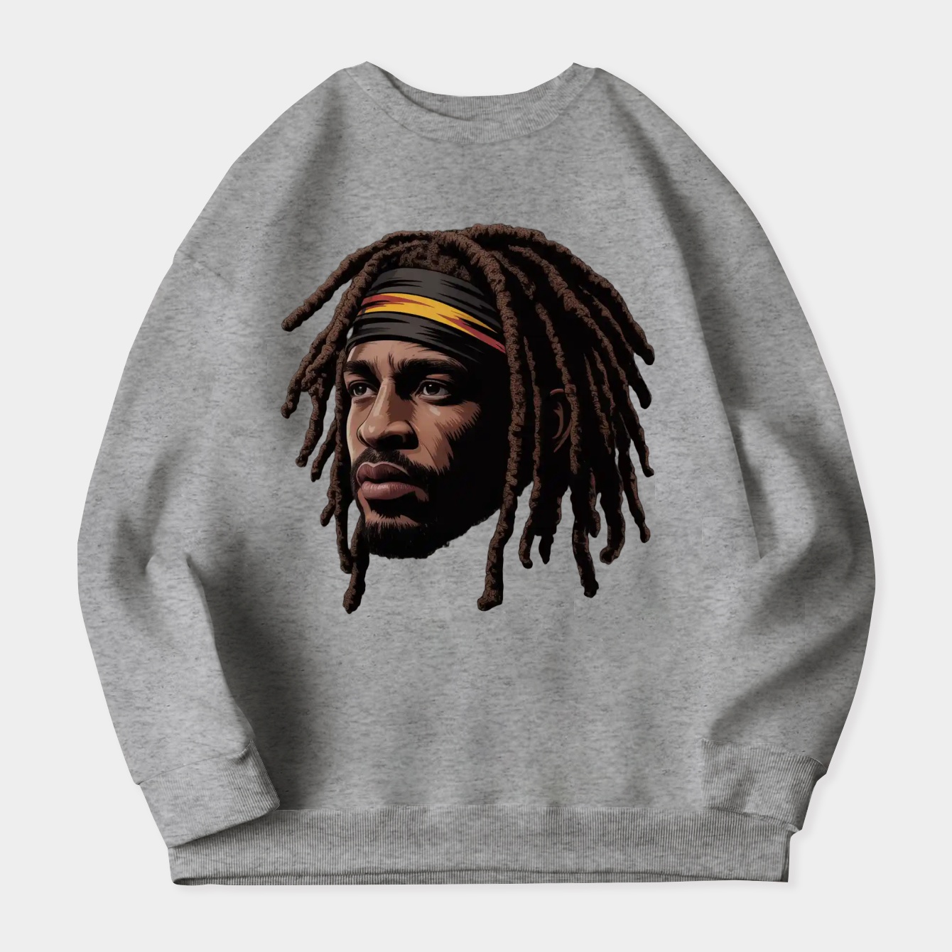 Jayden Daniels Retro Women's Crewneck Sweatshirt