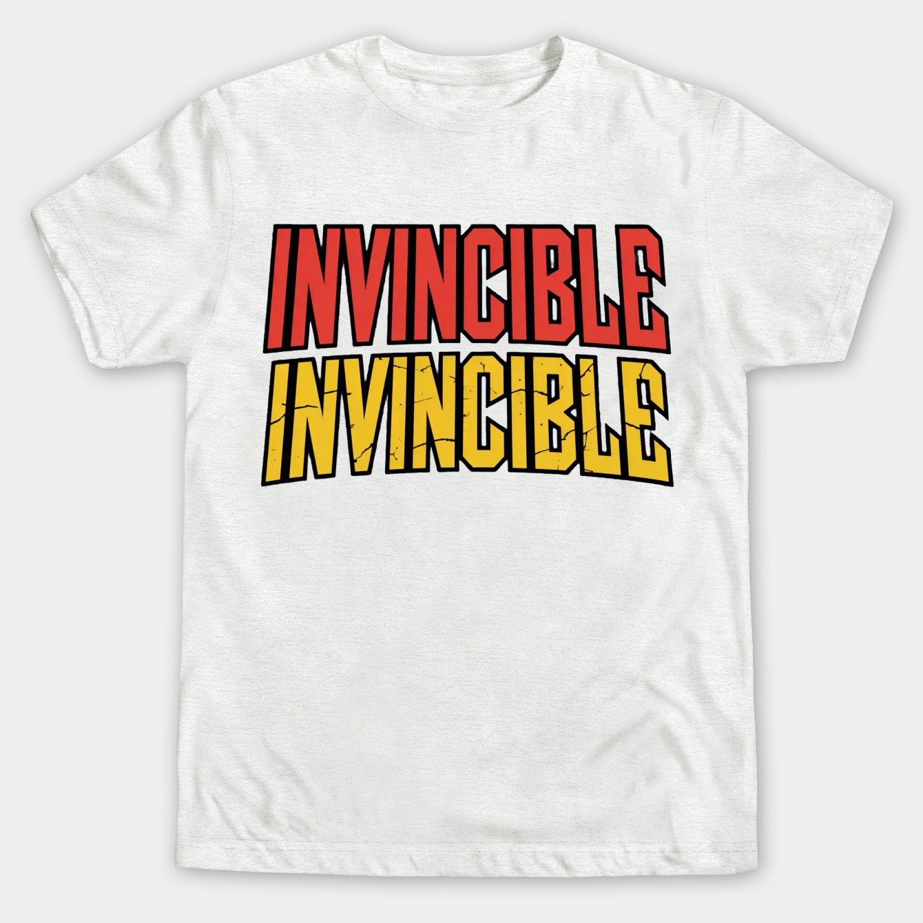 Invincible (extreme classic version) Men's Big & Tall T-shirt