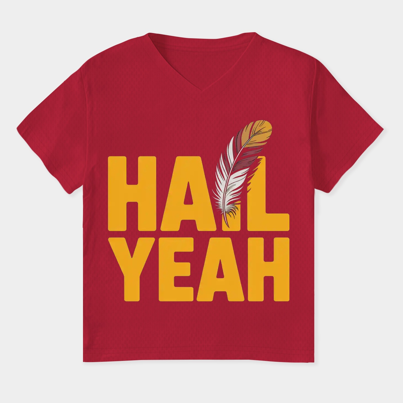 Hail Yeah Bold Statement Women's Plus Size V-Neck T-Shirt