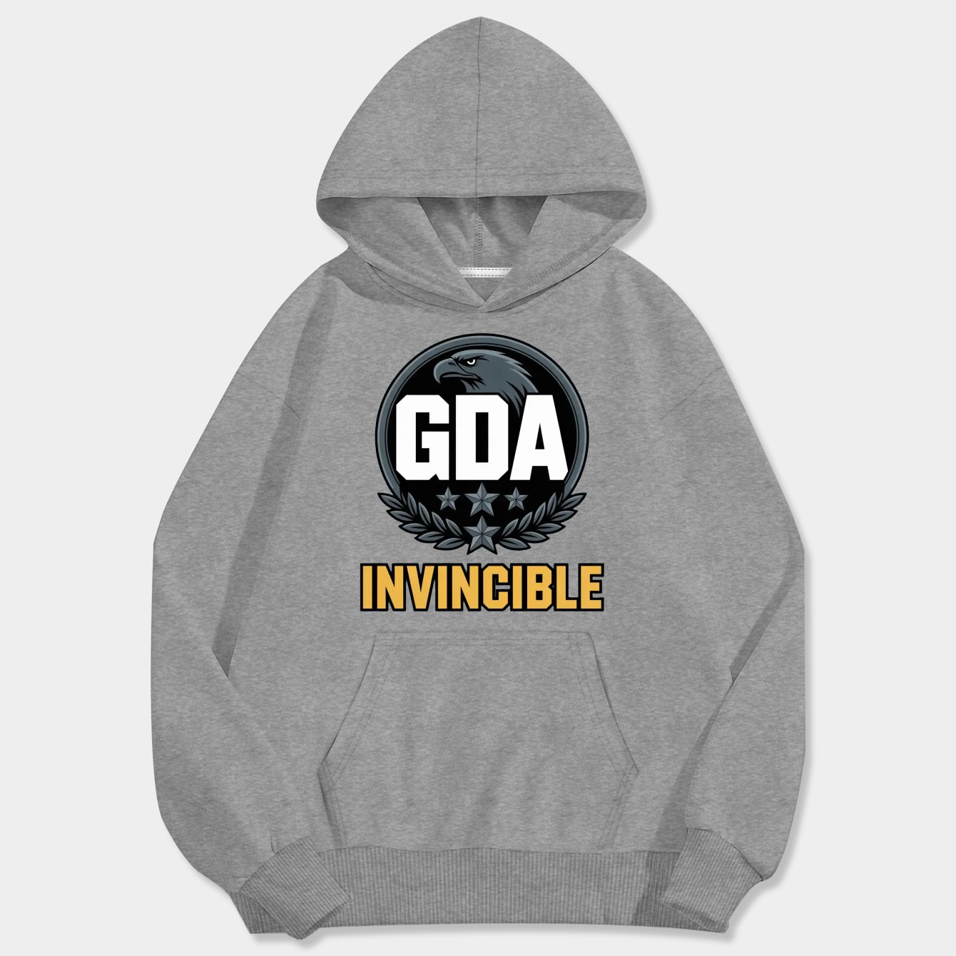 Invincible GDA Logo Men's Big & Tall Hoodie
