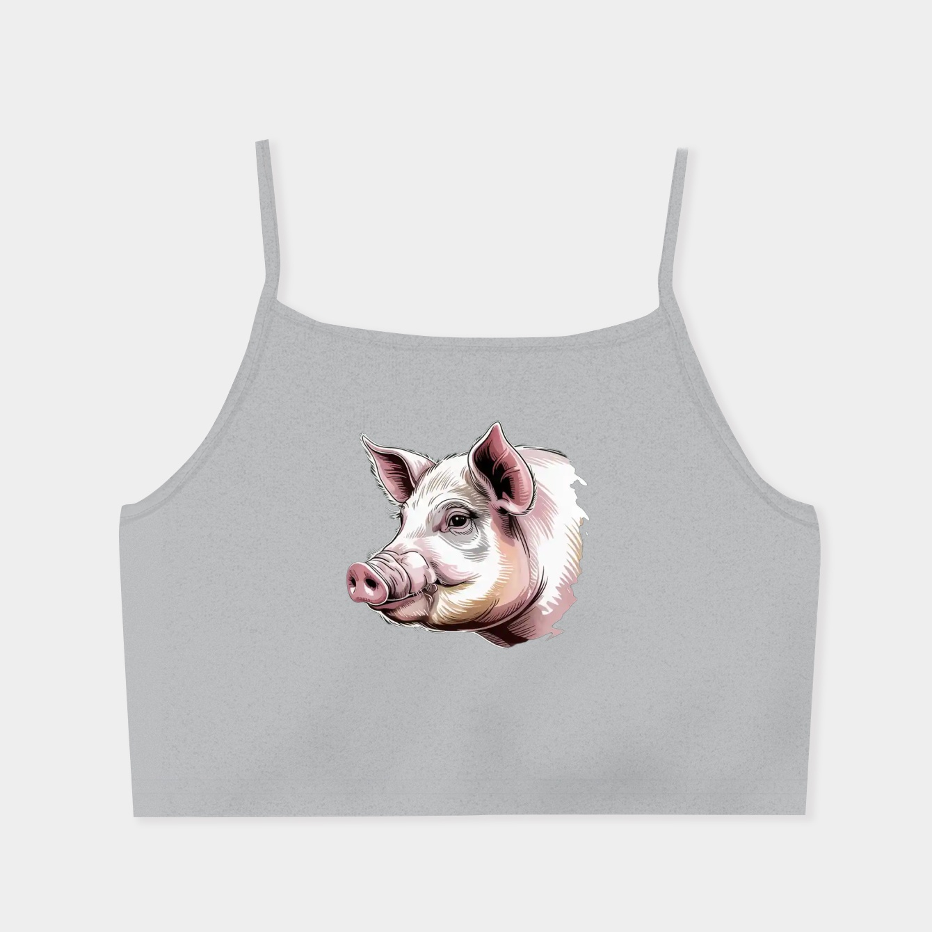 Moo deng Women's Spaghetti Strap Tank Top