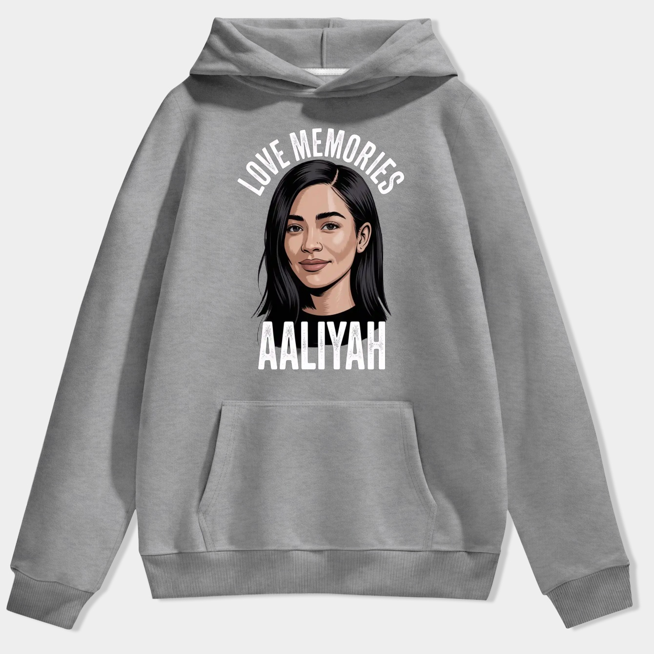 Aaliyah Love Memories Men's Hoodie