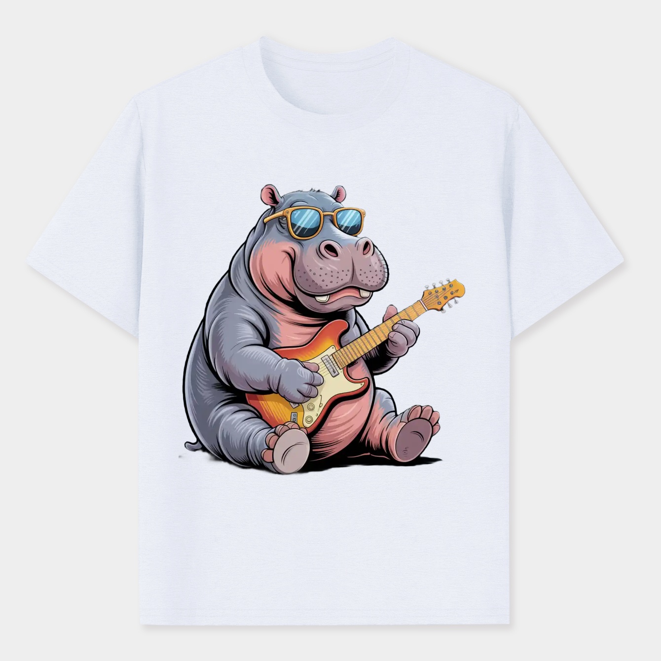 Hippo Rockstar Men's Performance Athletic T-Shirt