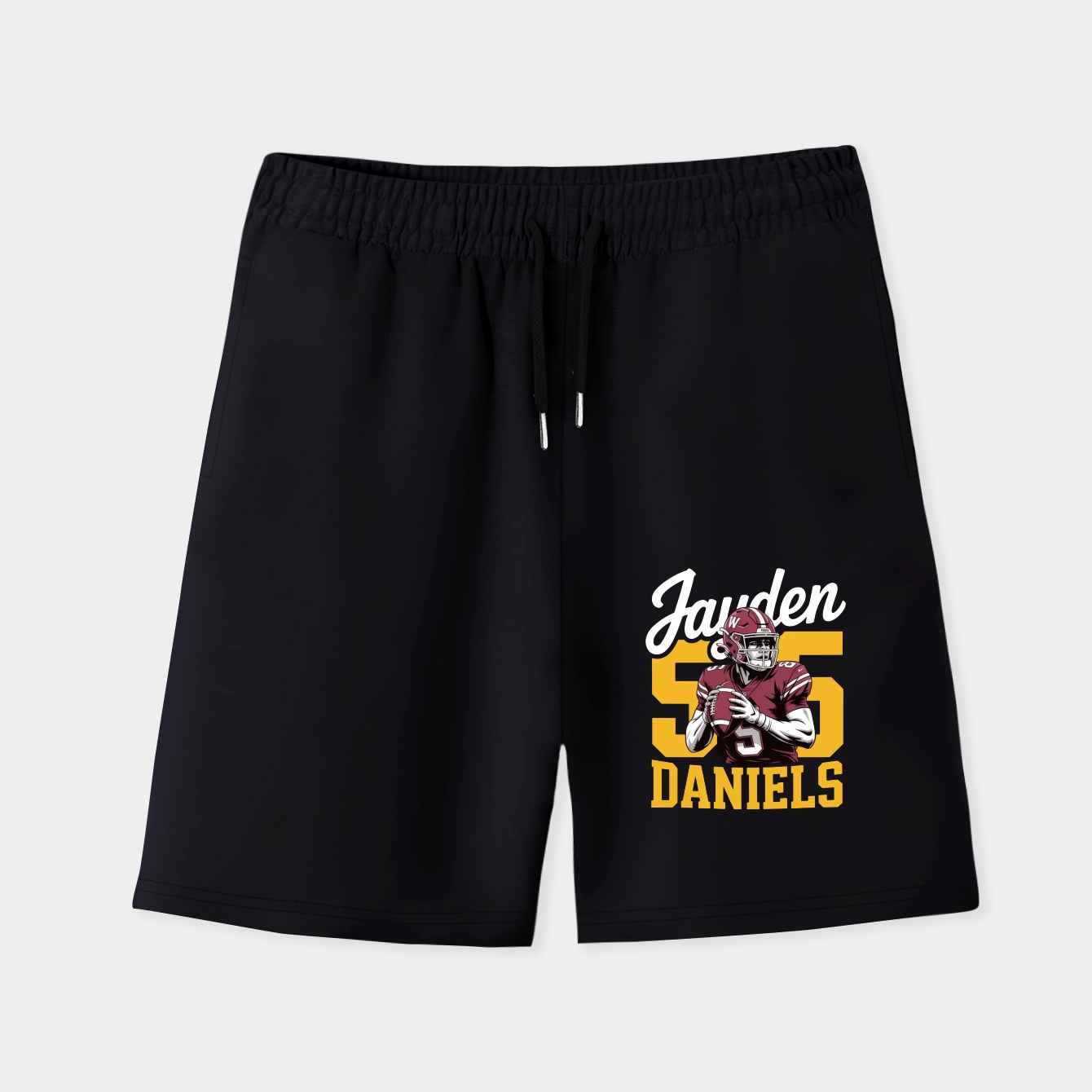 Washington Commanders Jayden Daniels Men's Quick-Dry Athletic Shorts