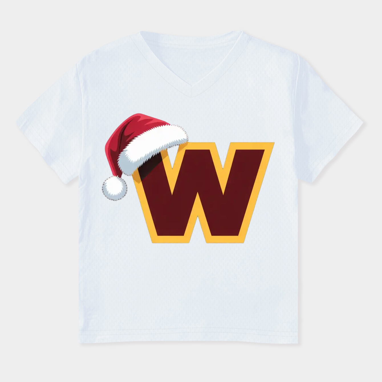 Washington Commanders Christmas Women's Plus Size V-Neck T-Shirt