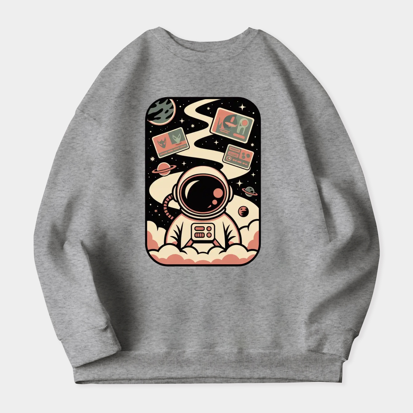 Interstellar Explorer V2 Women's Plus Size Sweatshirt