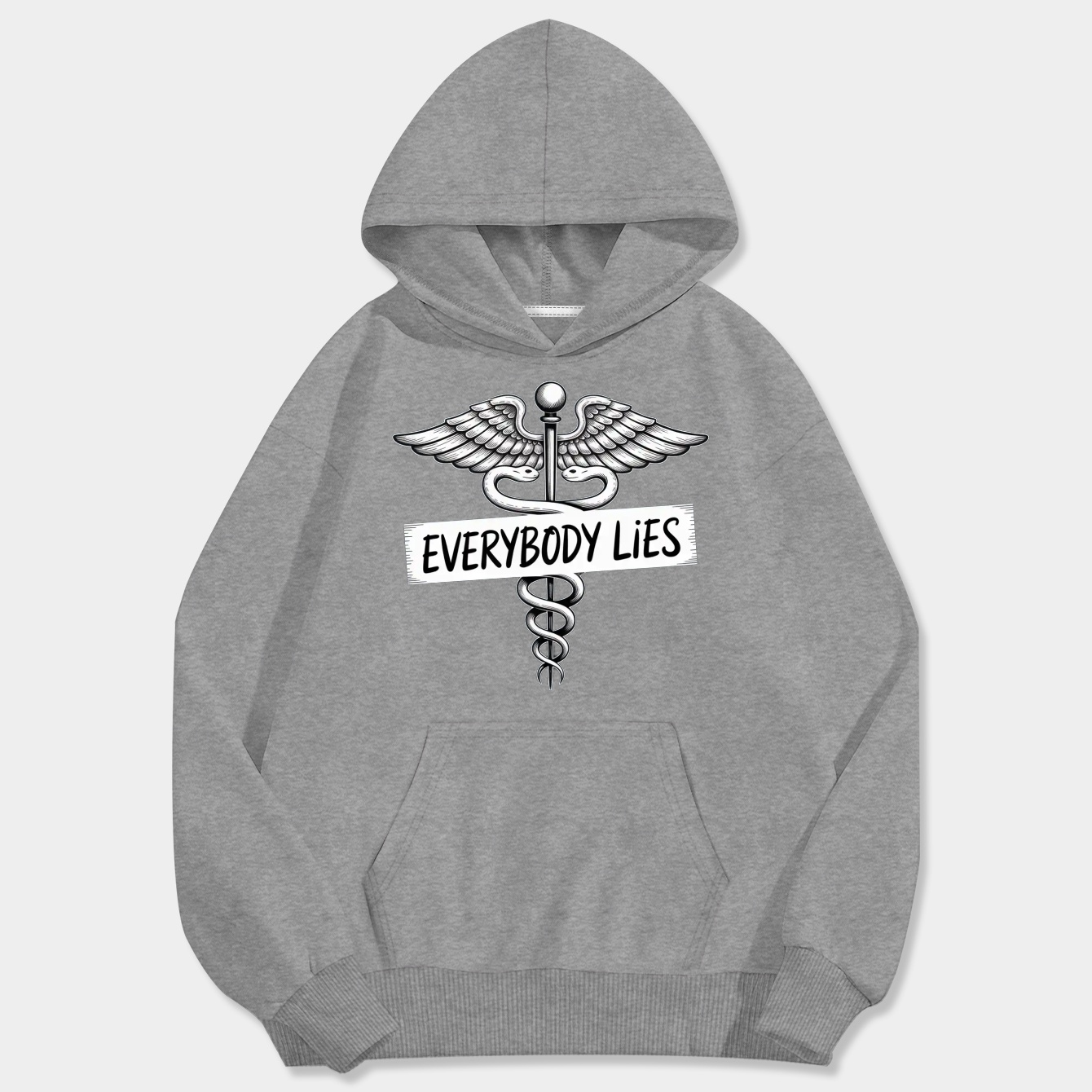 Everybody lies Men's Big & Tall Hoodie