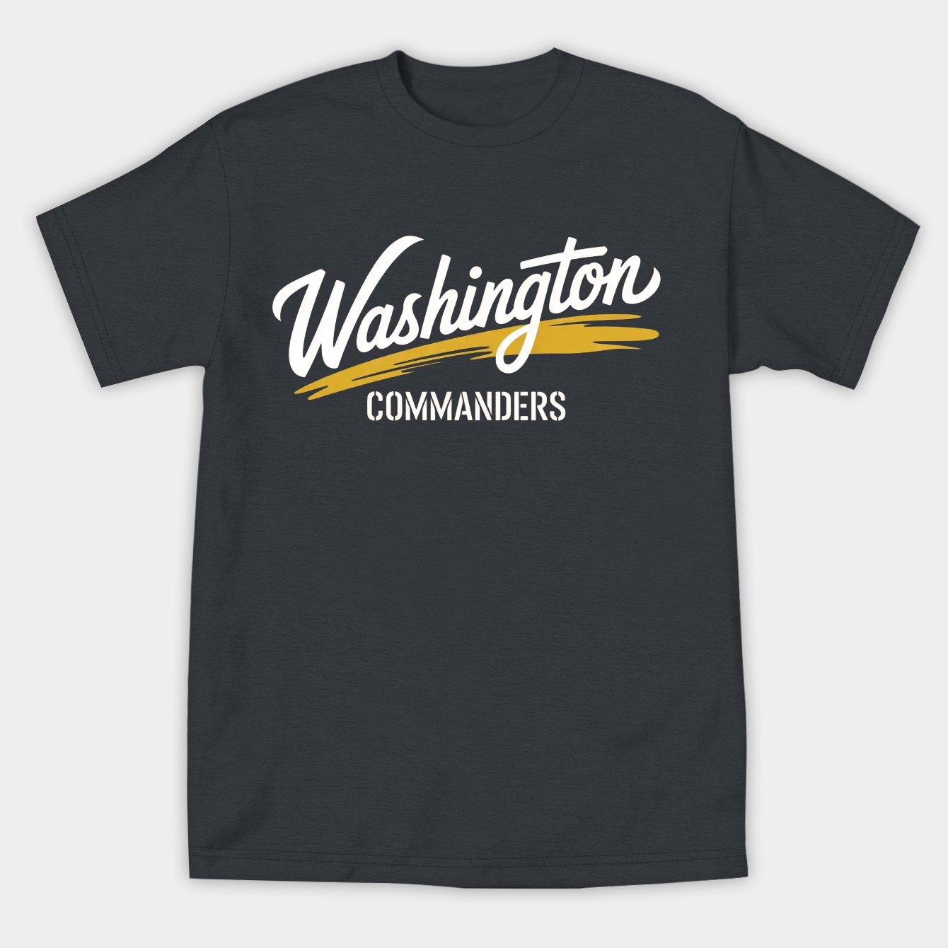 Sleek Commanders Script Women's Athletic Performance T-Shirt