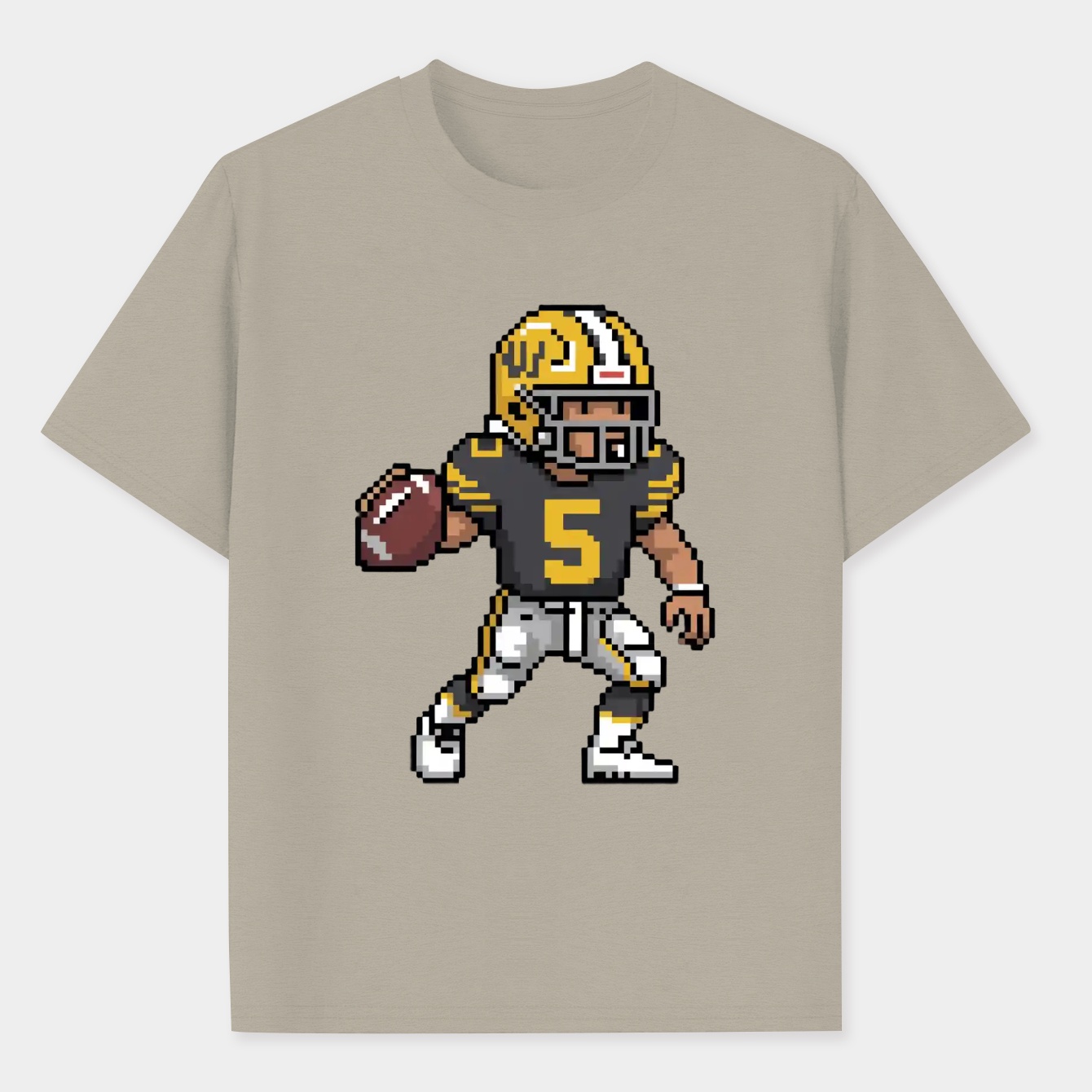 Jayden Daniels Retro 8bit Commanders Men's Performance Athletic T-Shirt