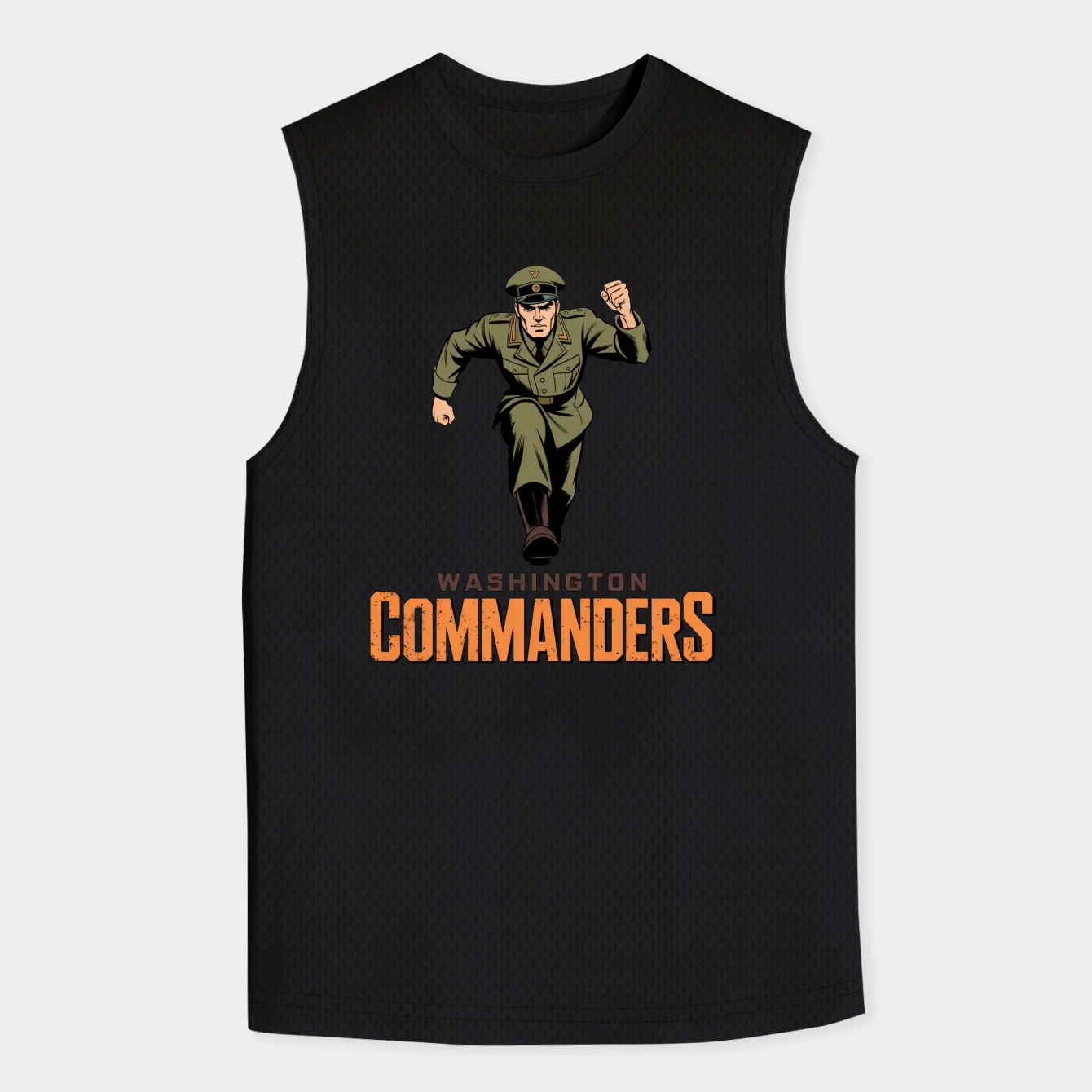 Commanders Retro Comic Book Style Logo 2 Men's Tank Top