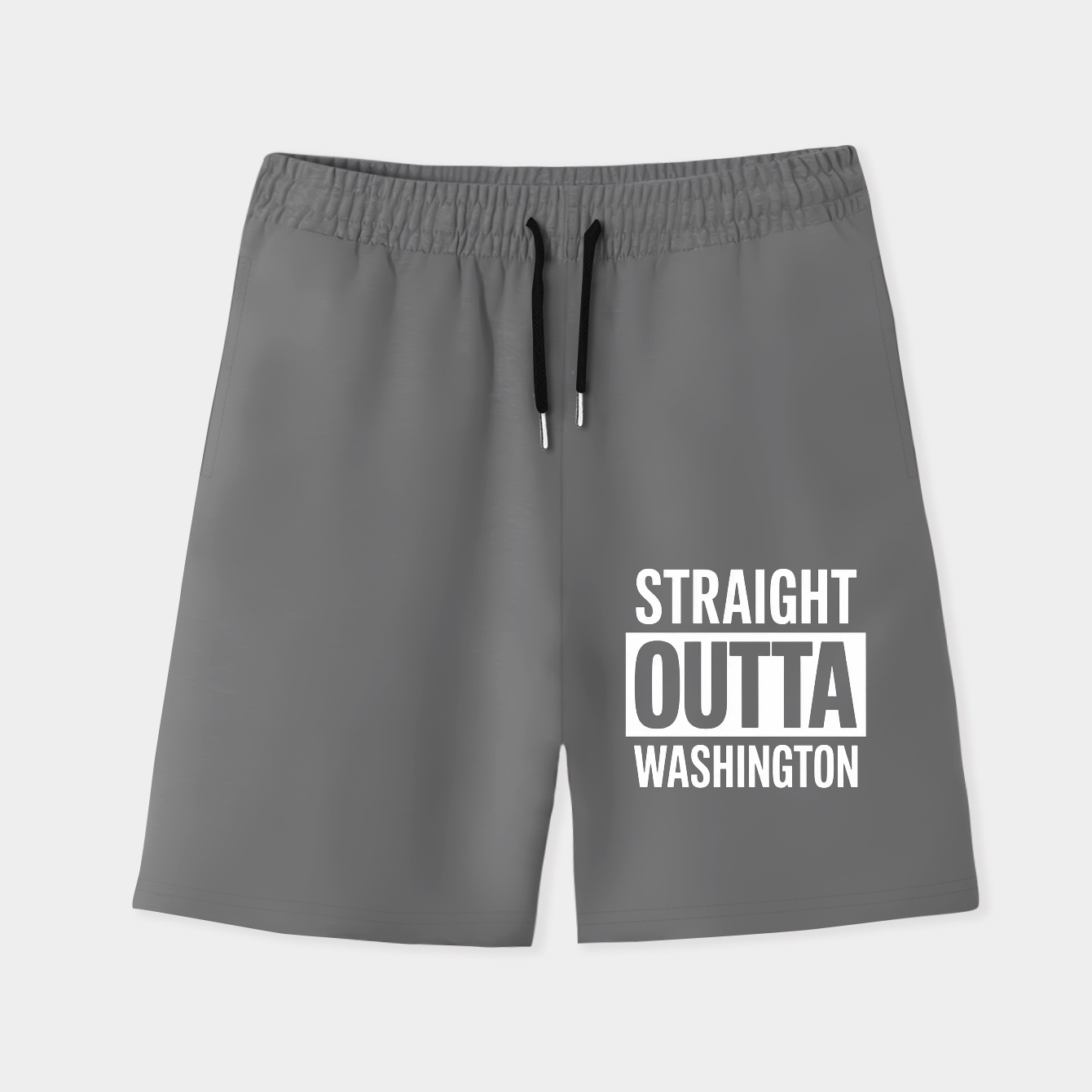 Straight Outta Washington Men's Quick-Dry Athletic Shorts