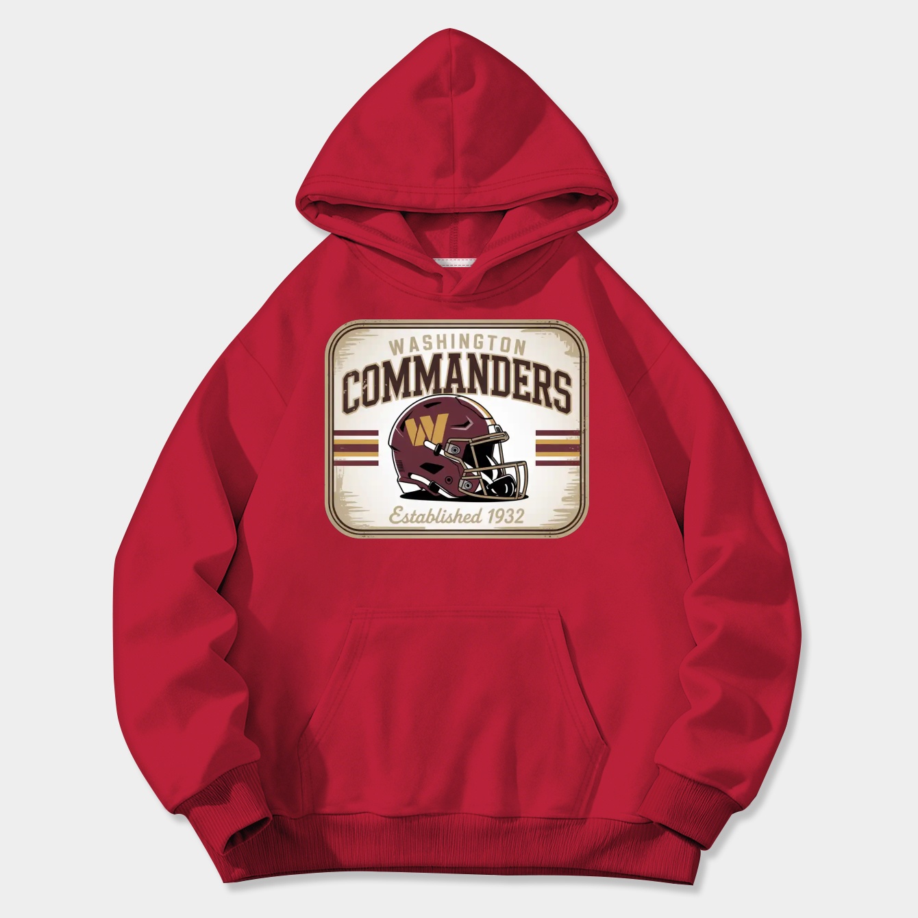Washington Commanders Vintage Women's Plus Size Hoodie