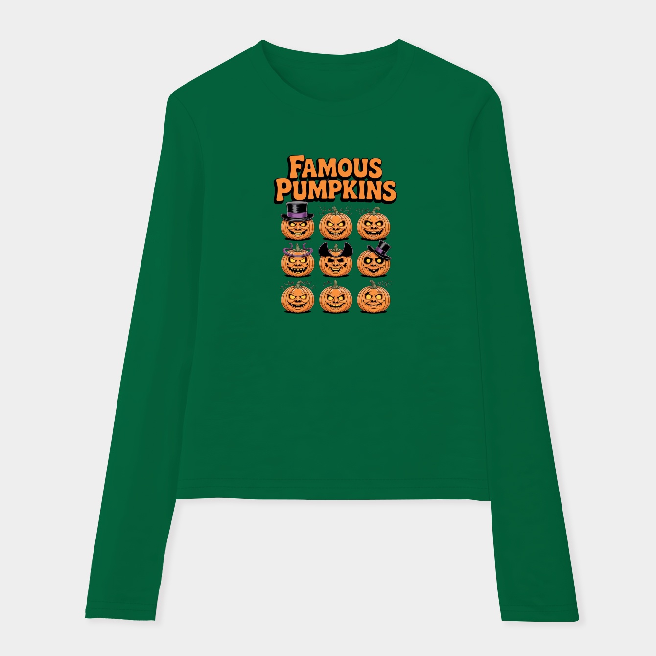 Famous Pumpkins Women's Soft Long Sleeve T-Shirt