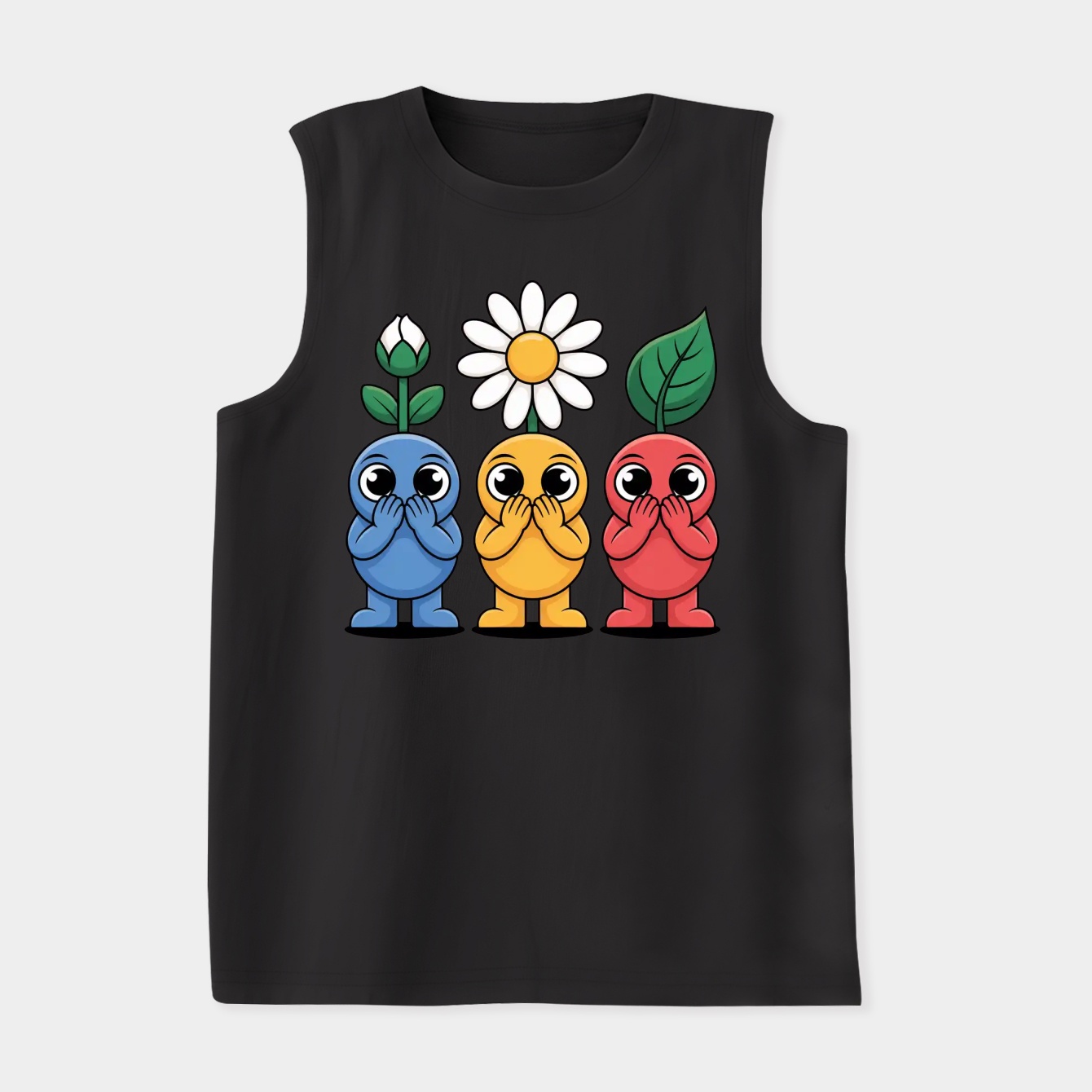 Three wise pikmin Women's Soft Tank Top