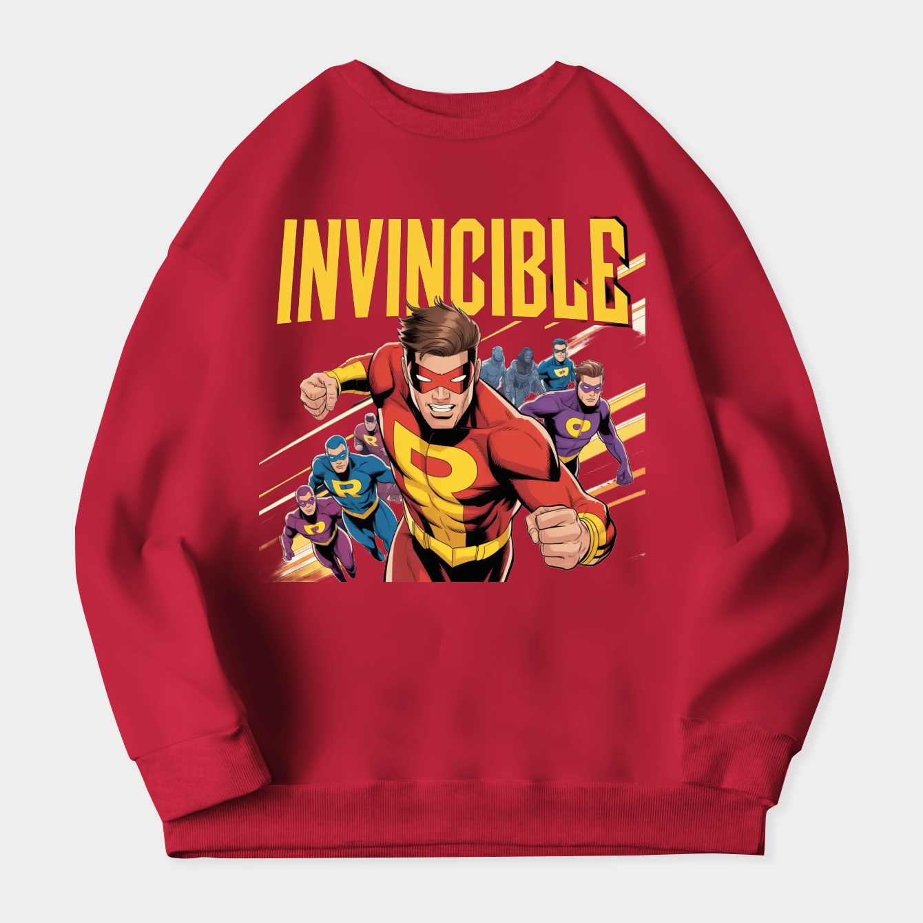 Invincible Poster Rex Splode Women's Crewneck Sweatshirt