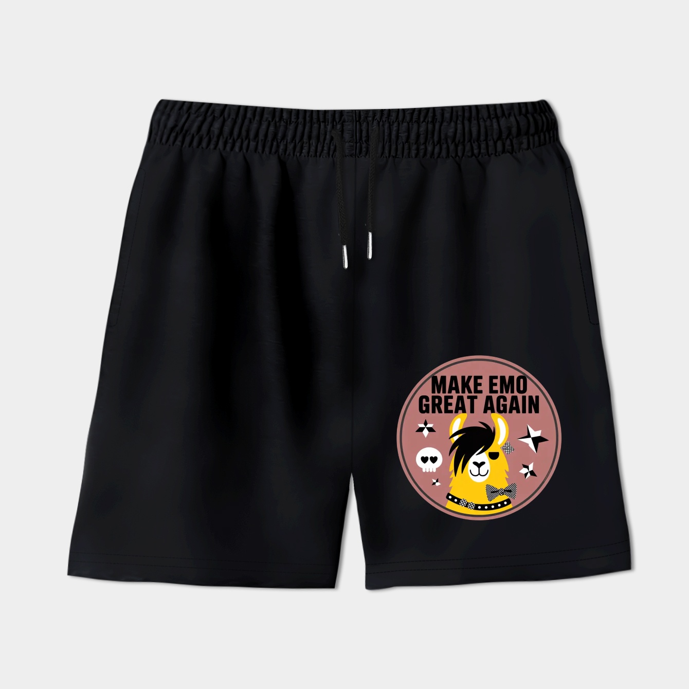 Make Emo Great Again Badge Women's Shorts
