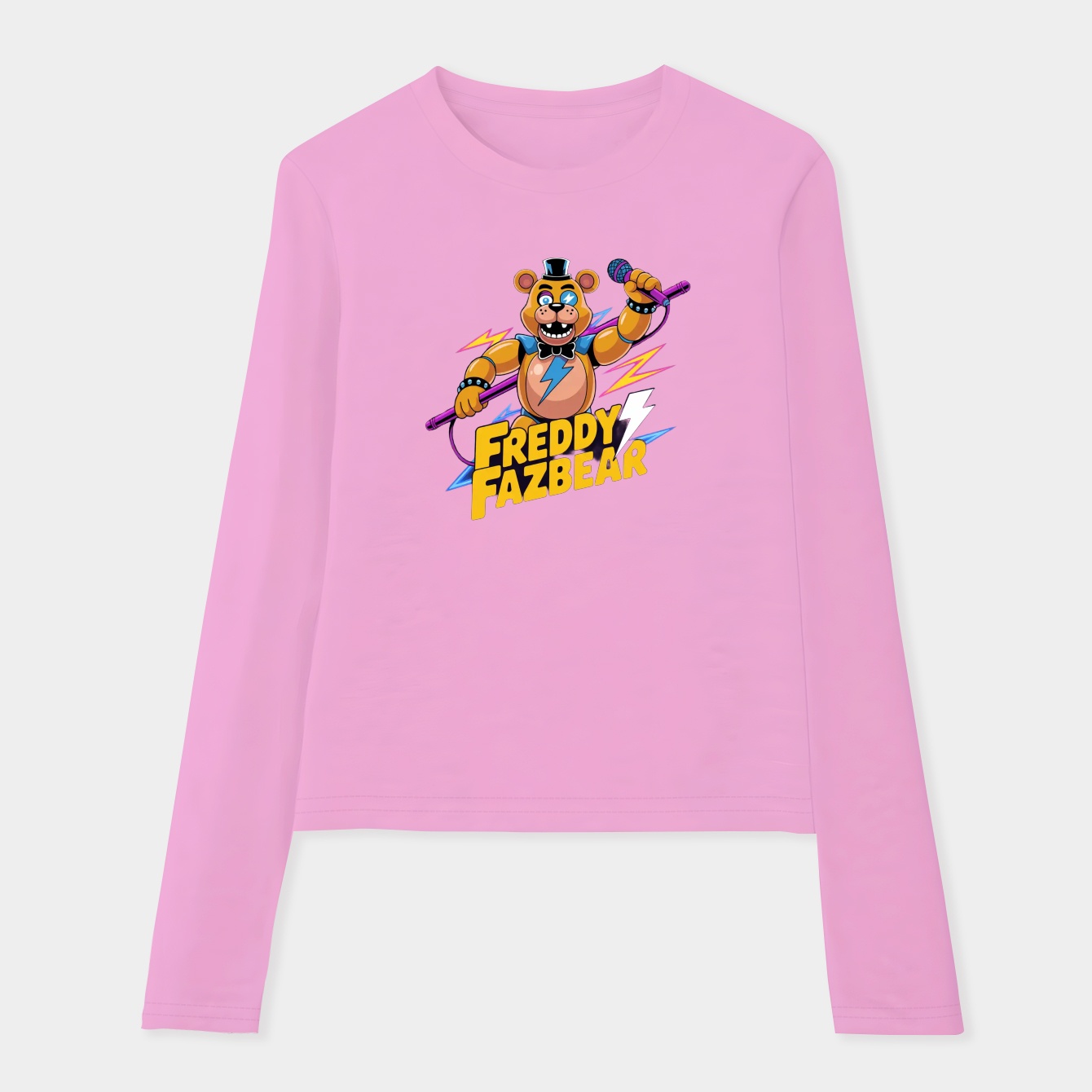 Glamrock Freddy Poster Women's Soft Long Sleeve T-Shirt