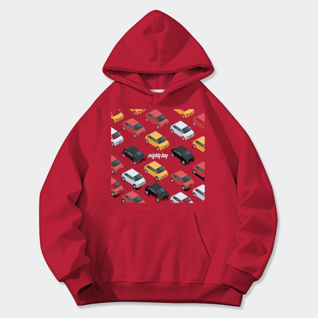 Suzuki MightyBoy pattern Women's Plus Size Hoodie