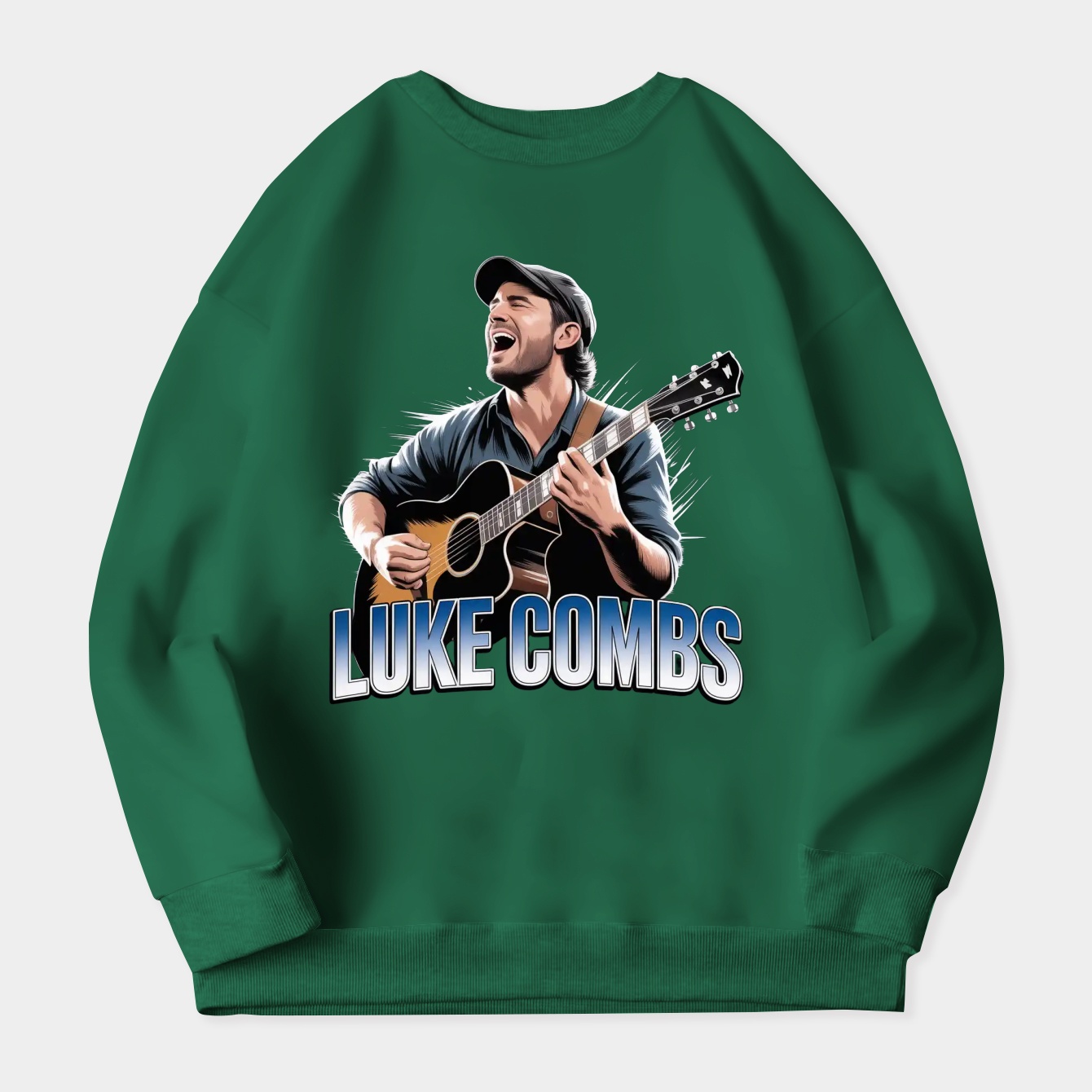 Luke Combs Portrait Women's Plus Size Sweatshirt