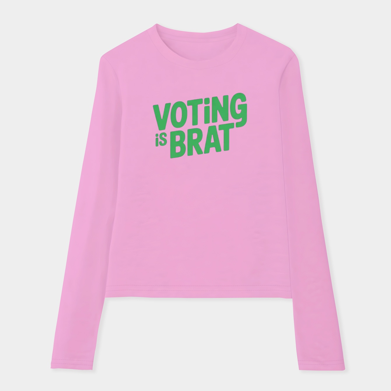 Voting IS brat Women's Soft Long Sleeve T-Shirt