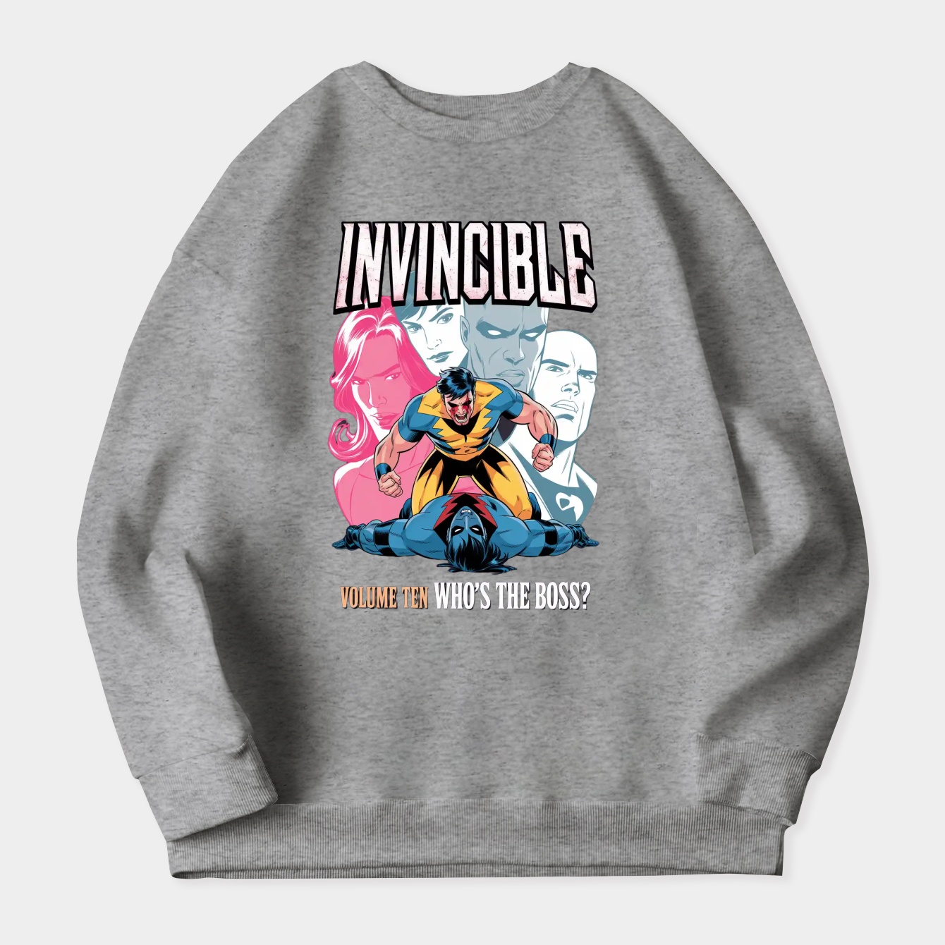 invincible poster Women's Plus Size Sweatshirt