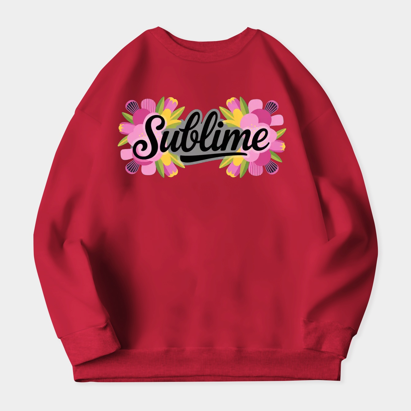 (I Am) Sublime Black Text Women's Crewneck Sweatshirt