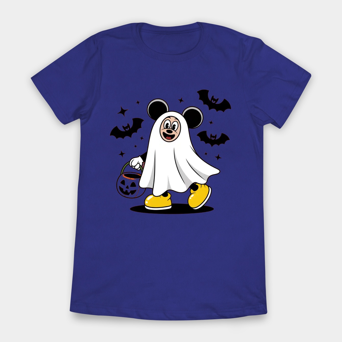 Mickey Mouse Spooky Ghost Mickey Women's T-Shirt