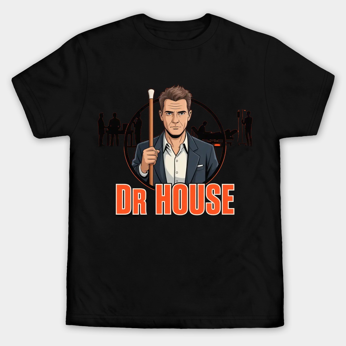 Dr House Men's Big & Tall T-shirt