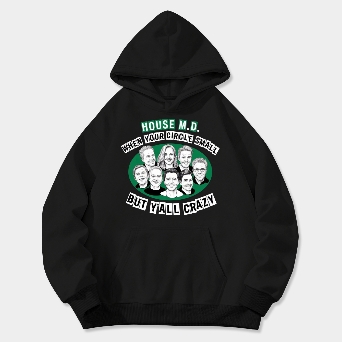 House Md When Your Circle Small Women's Plus Size Hoodie