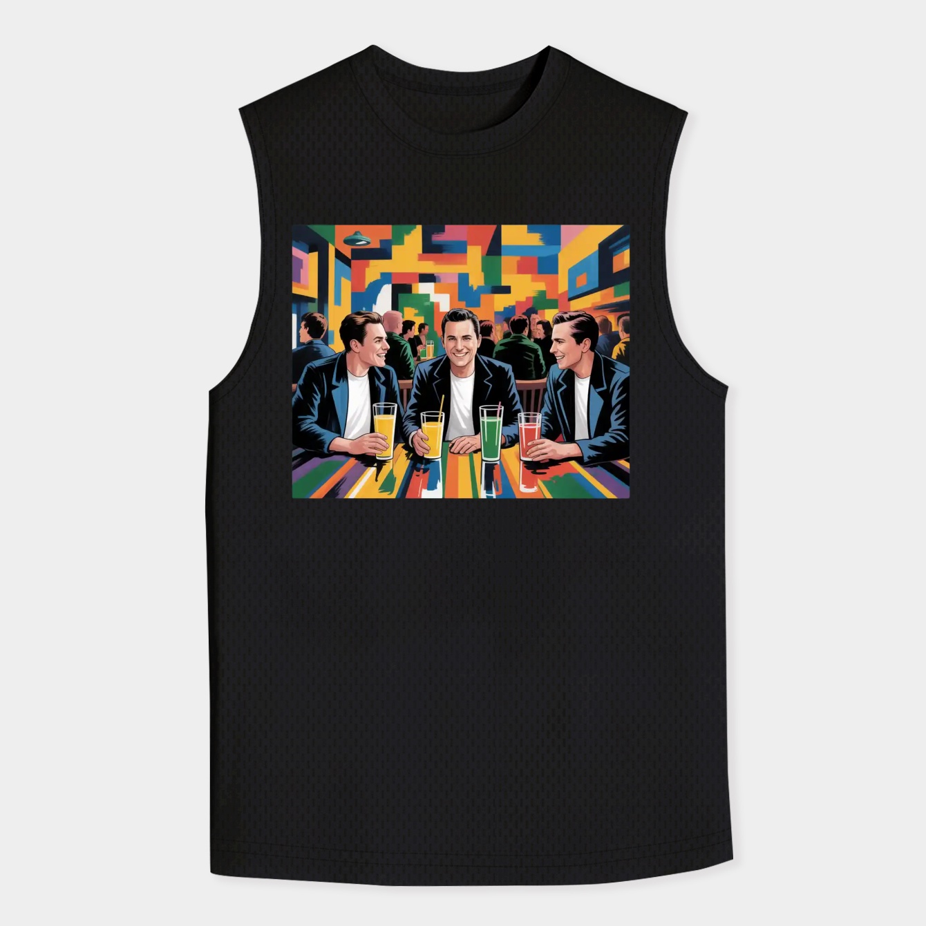 A Bar Scene Men's Tank Top