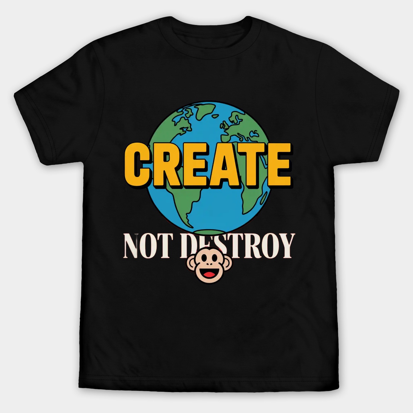 Create Not Destroy Men's Big & Tall T-shirt