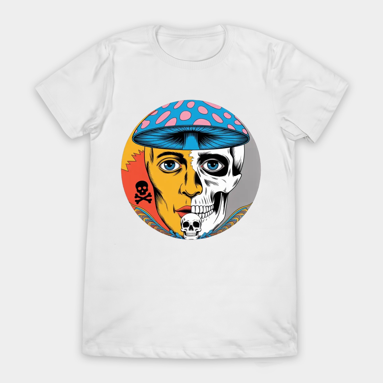sublime psychedelic face fusion Women's T-Shirt