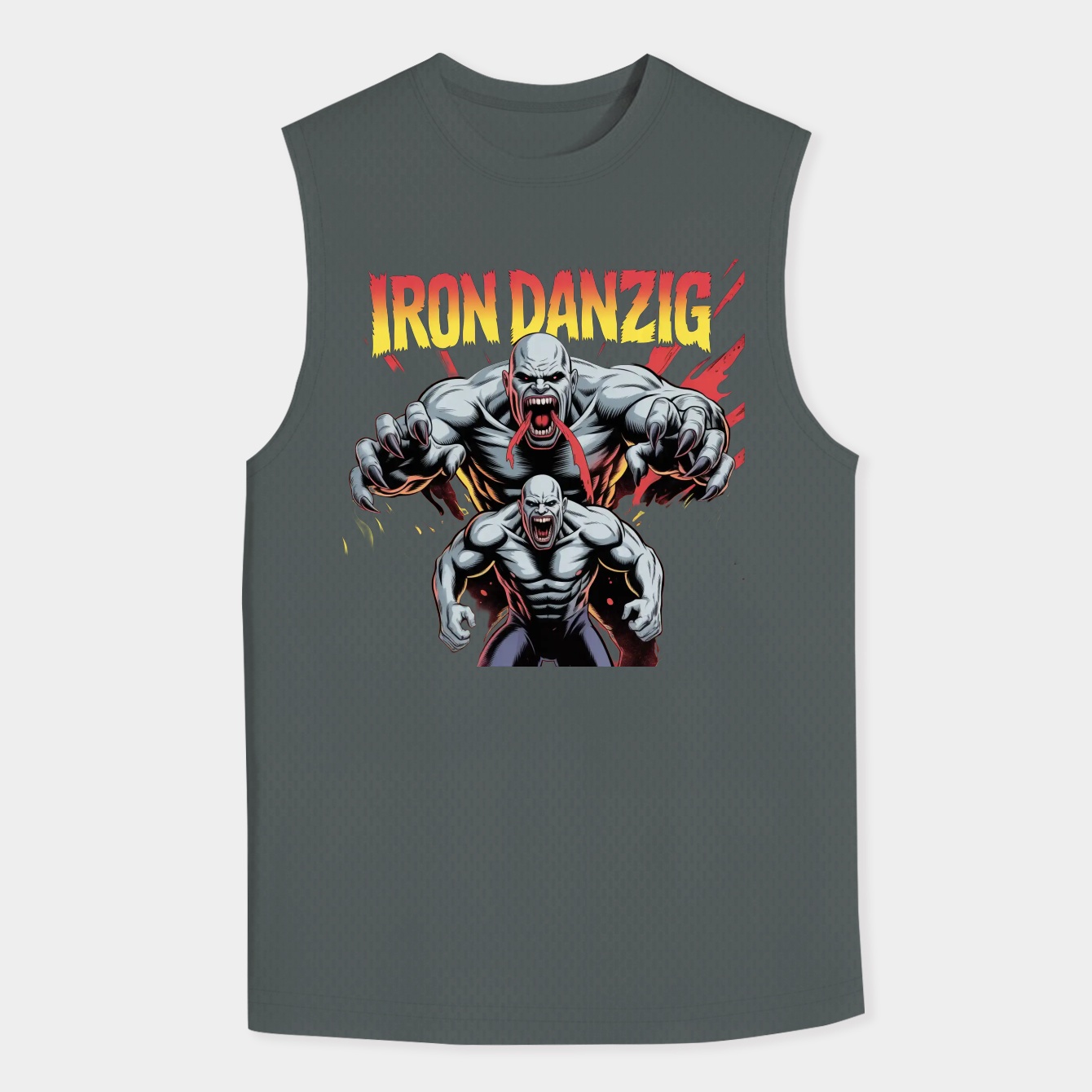 IRON DANZIG Men's Big & Tall Tank Top