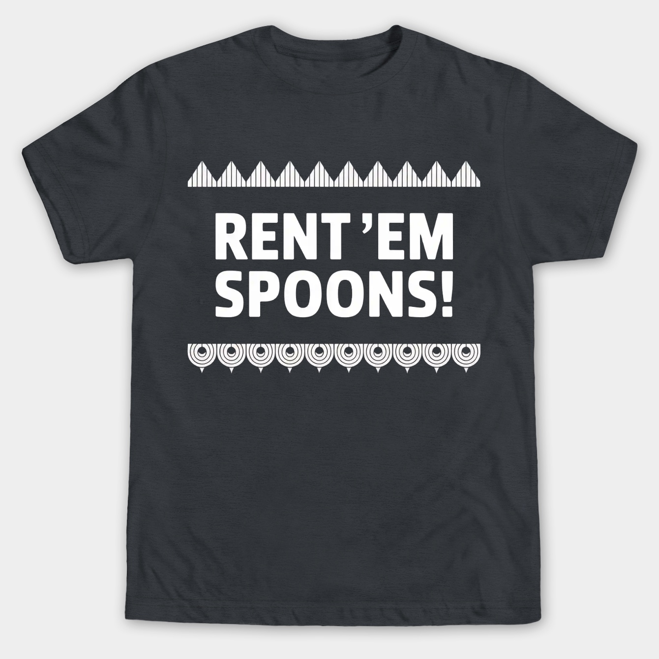 Rent 'Em Spoons Men's Big & Tall T-shirt