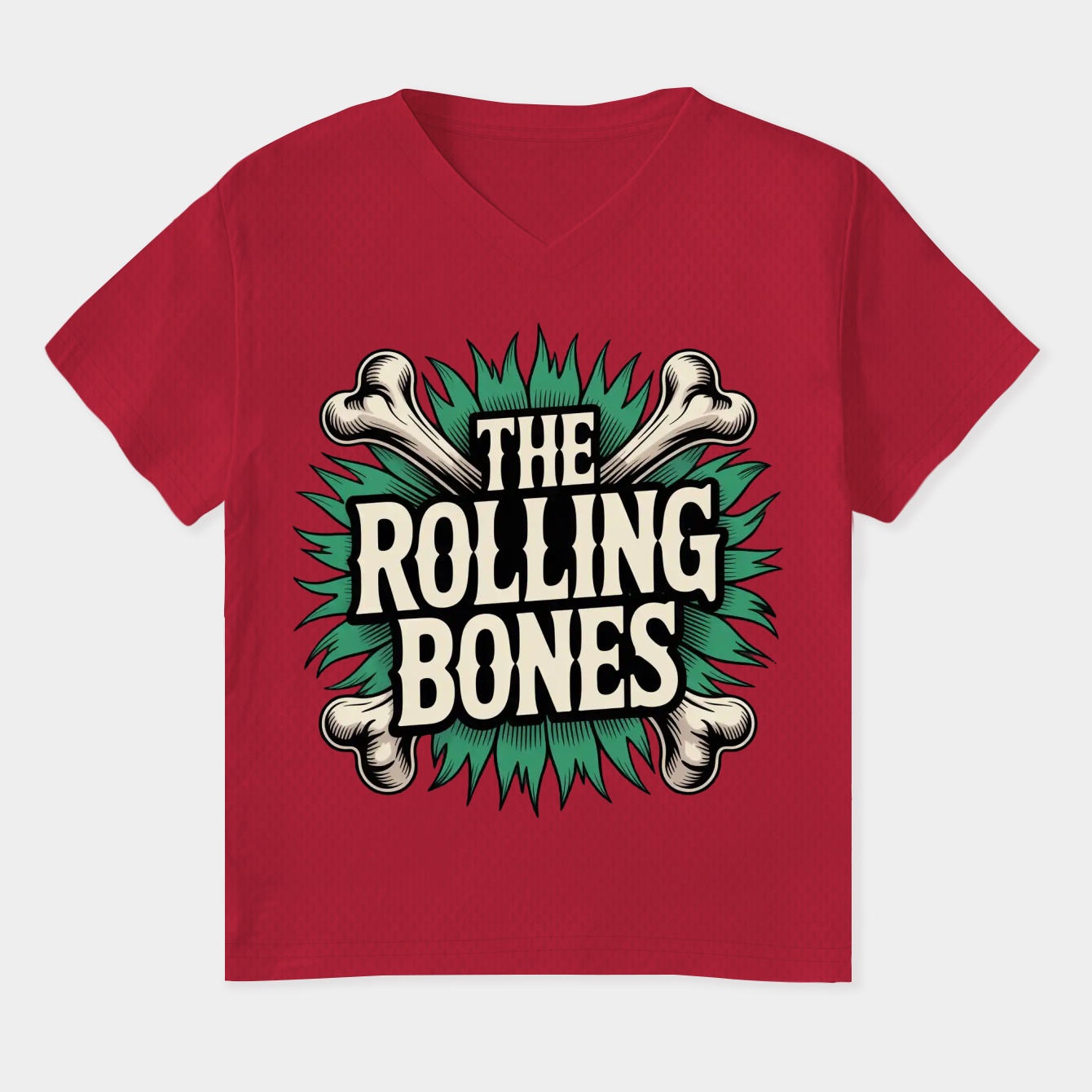 the rolling bones Women's Plus Size V-Neck T-Shirt