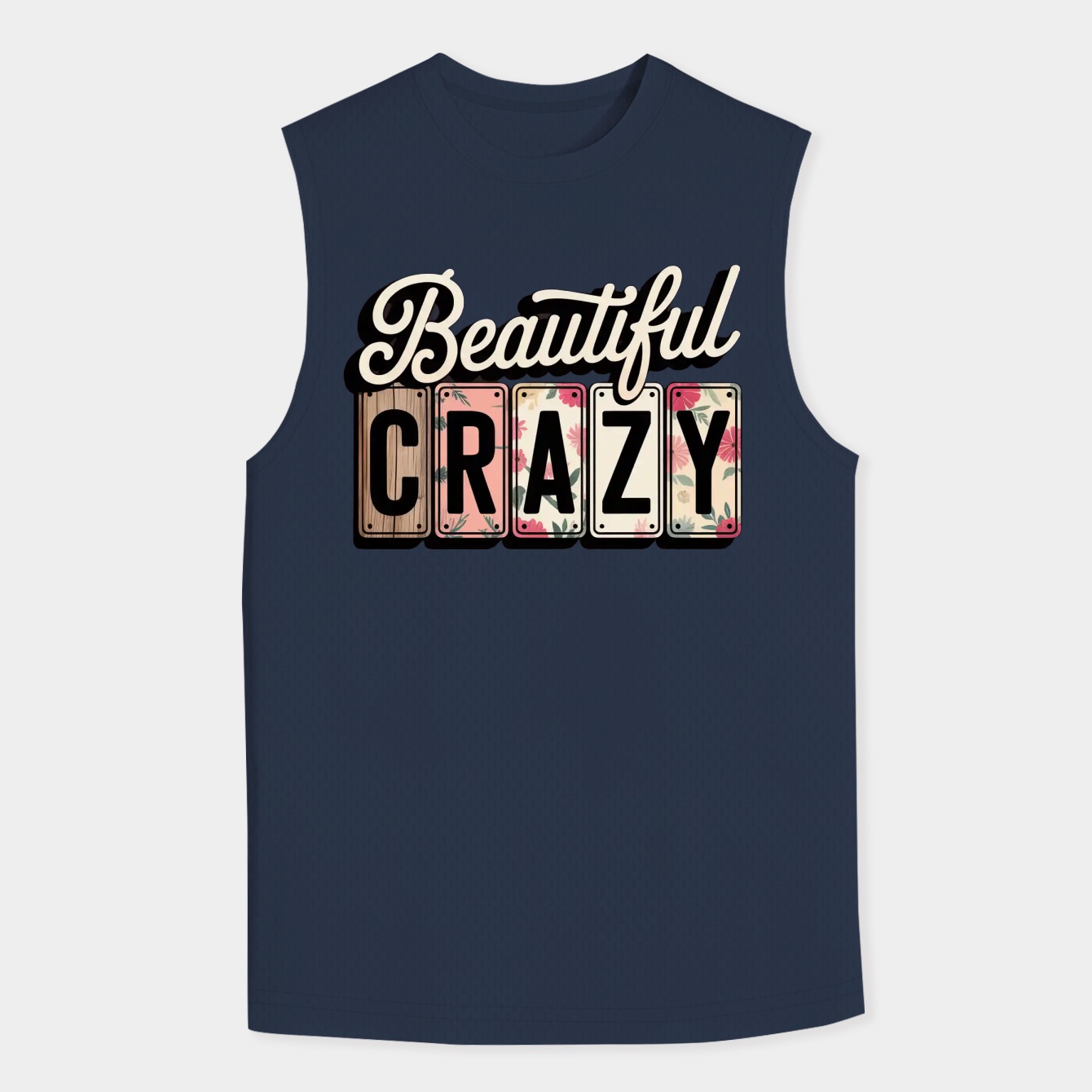 Beautiful Crazy Men's Big & Tall Tank Top