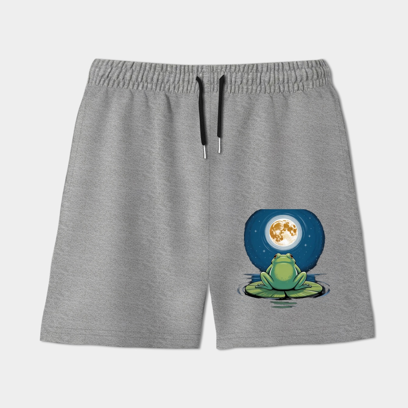 Frog Butt Under the Moon Women's Shorts