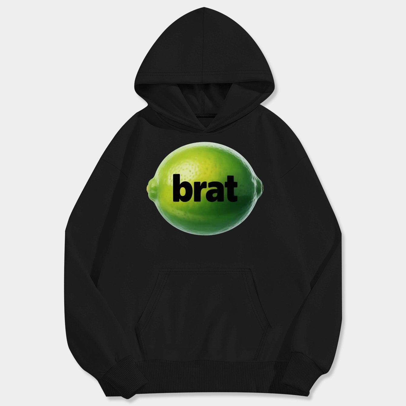 brat lime Men's Big & Tall Hoodie