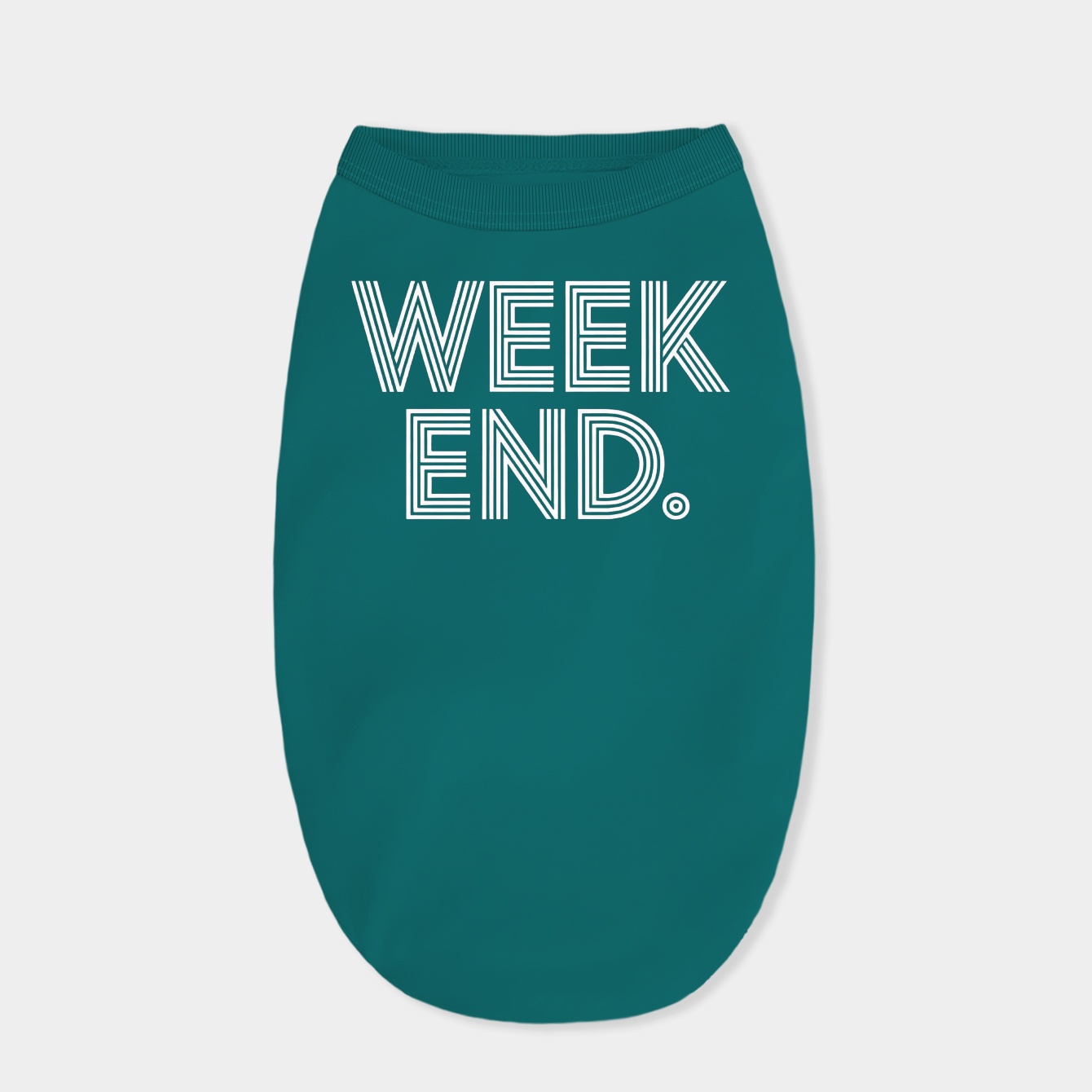 Week End Dog Shirt