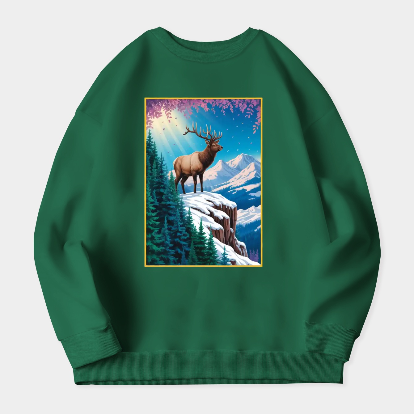 Elk Explorer Women's Crewneck Sweatshirt