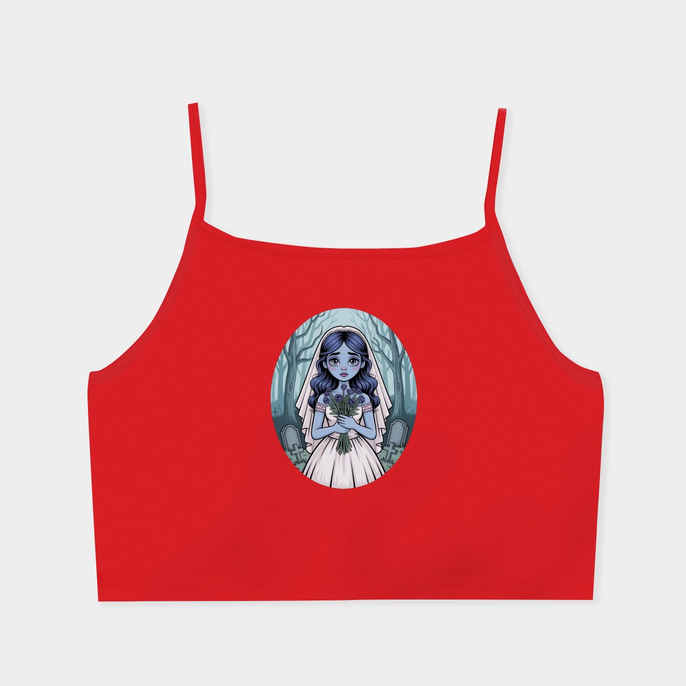 Corpse Bride Women's  Spaghetti Strap Tank Top