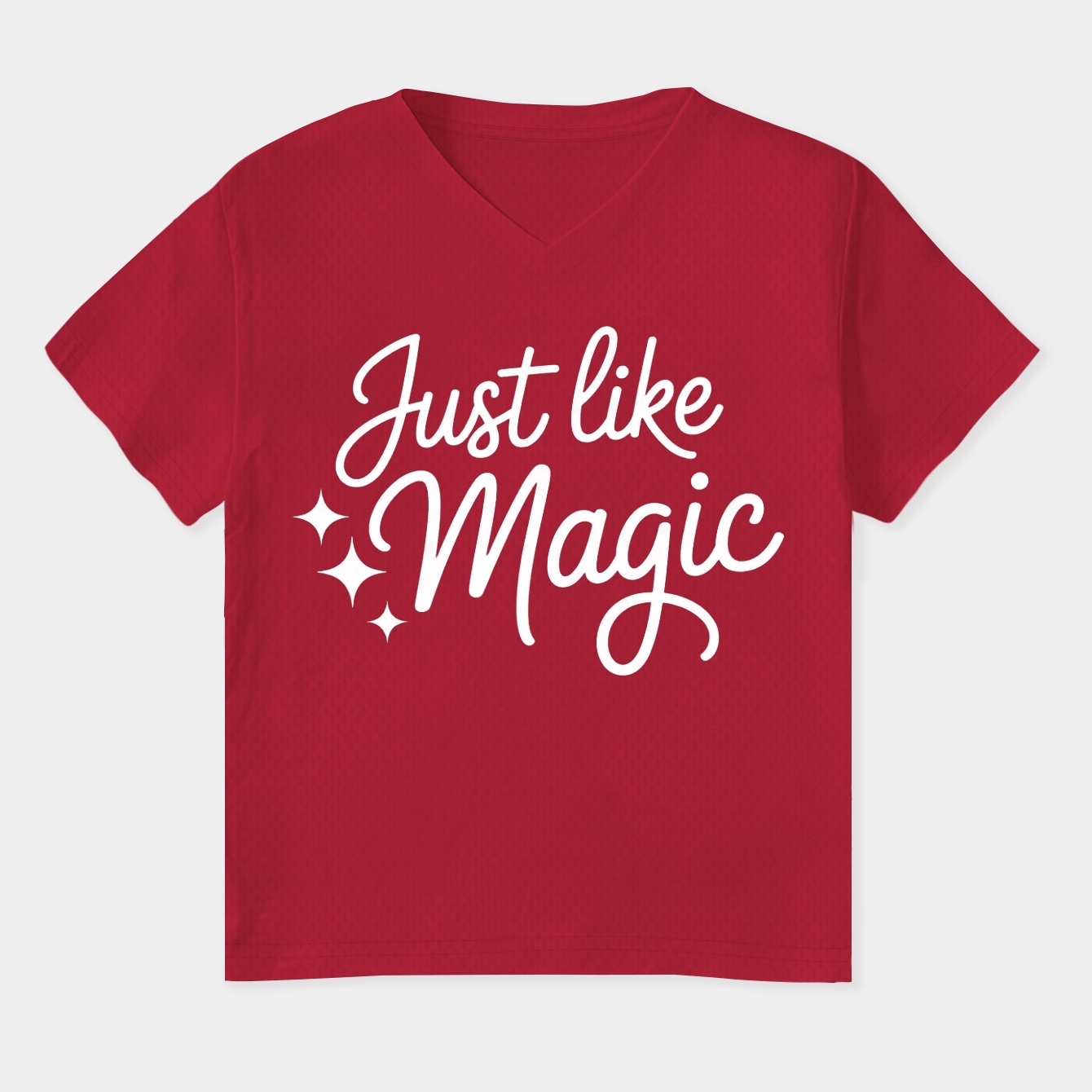 just like magic Women's Plus Size V-Neck T-Shirt
