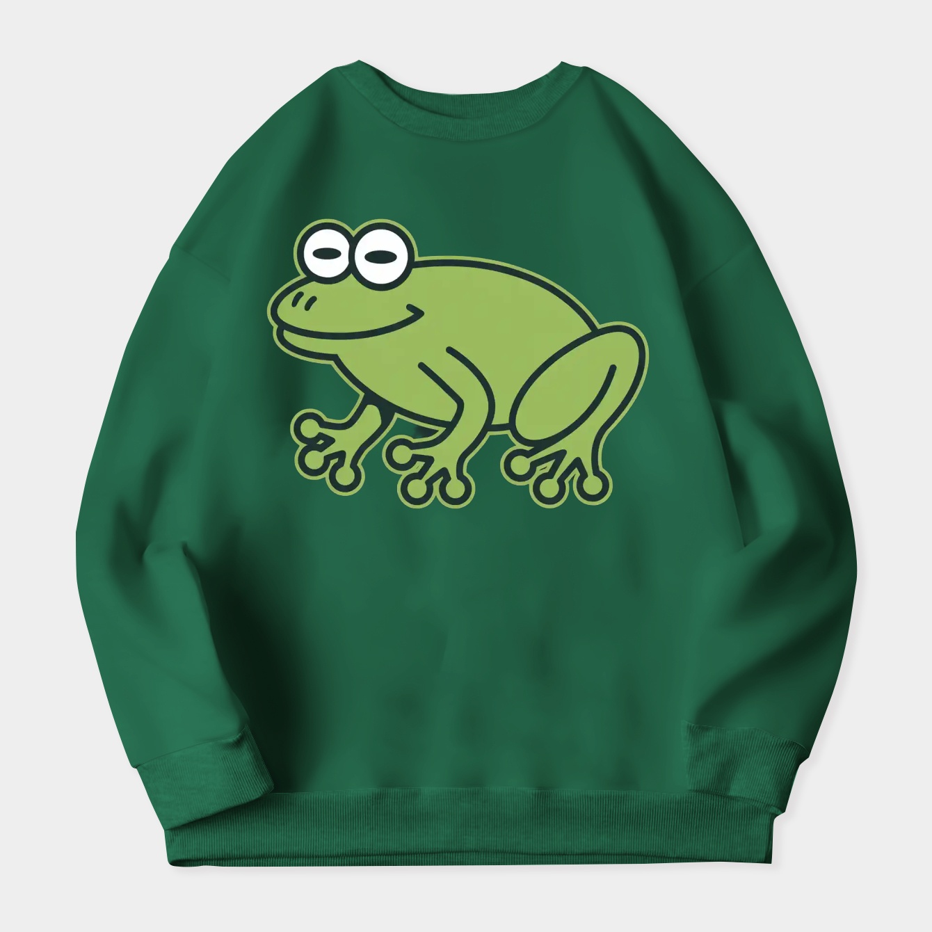 frog with butt Women's Plus Size Sweatshirt