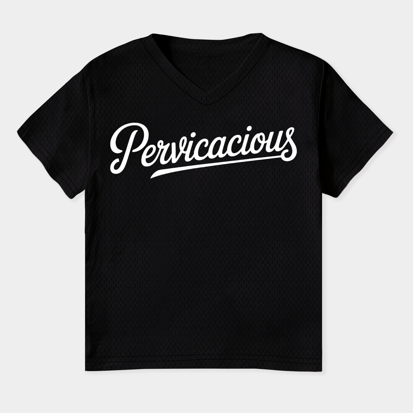 pervicacious bold script design Women's Plus Size V-Neck T-Shirt
