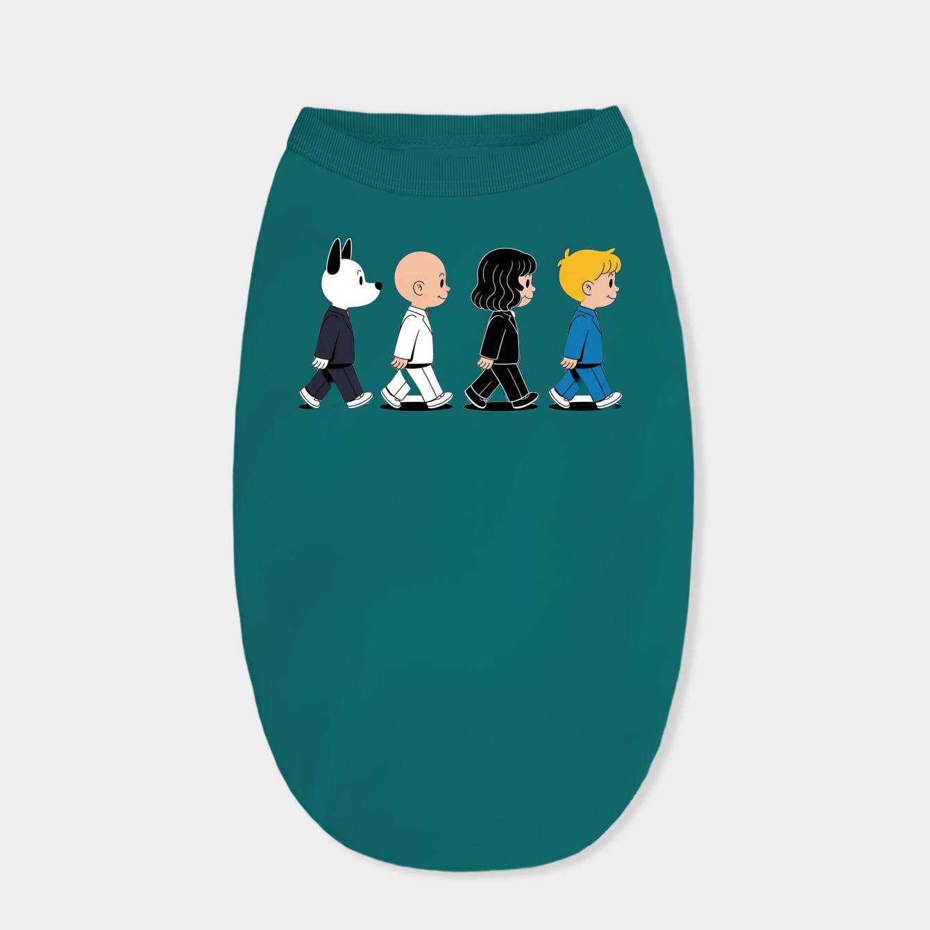 Beatles Cartoon Crosswalk Band Parody