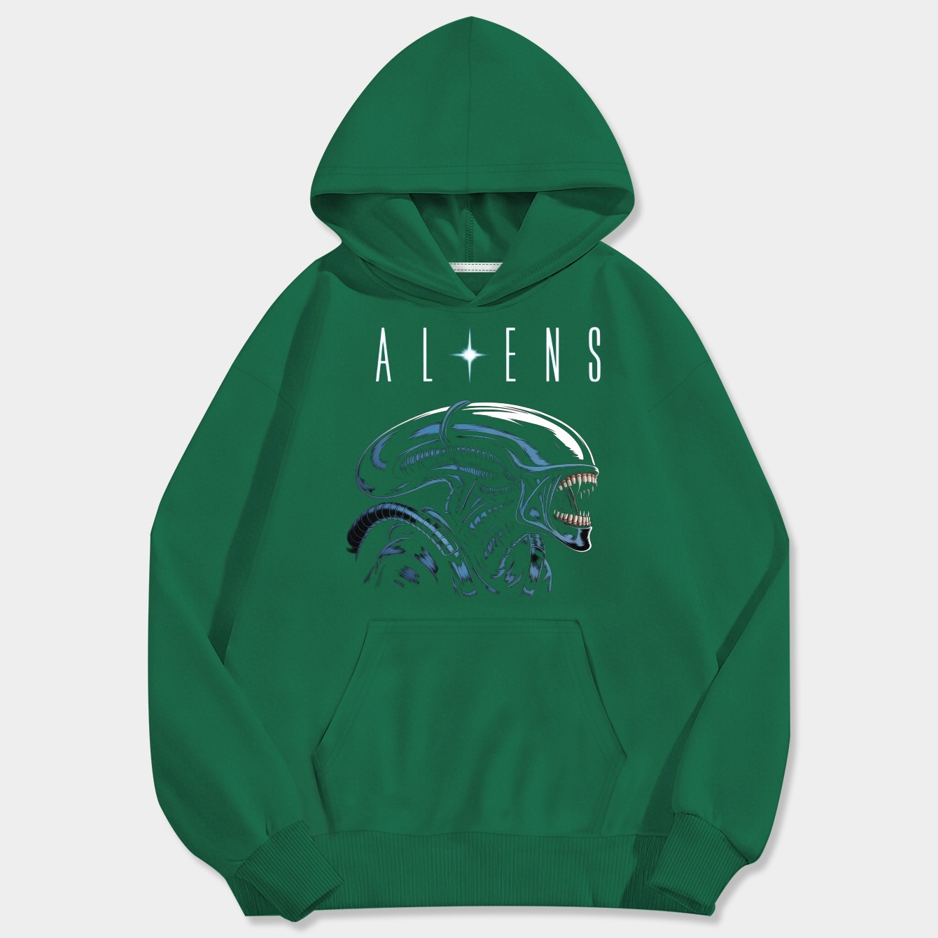 Aliens Queen Alien Men's Big & Tall Hoodie