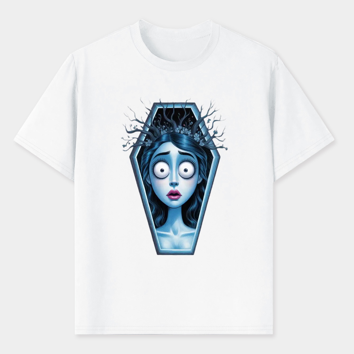 Corpse Bride Coffin Portrait Men's T-Shirt